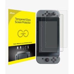 JETech Screen Protector for Nintendo Switch 2017, Tempered Glass Film, 2-Pack